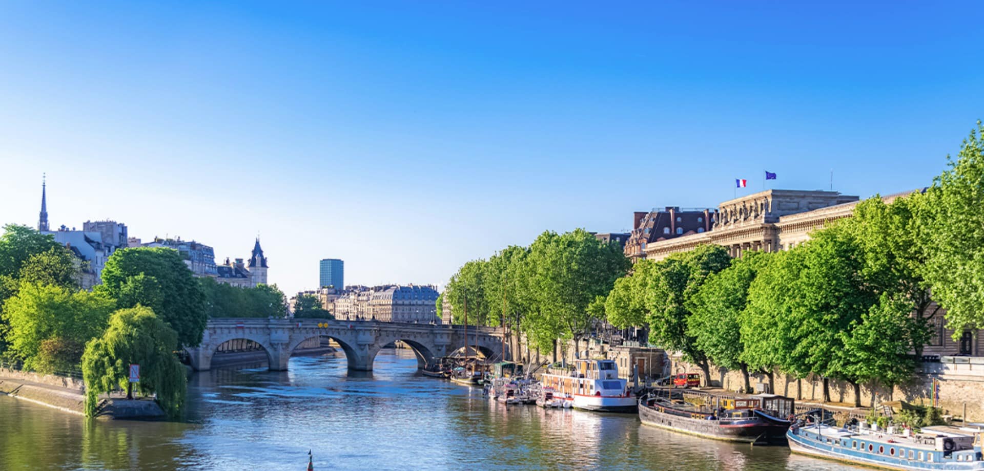 Franca paris pont neuf rio sena